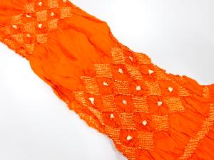 正絹　絞り　帯揚げ